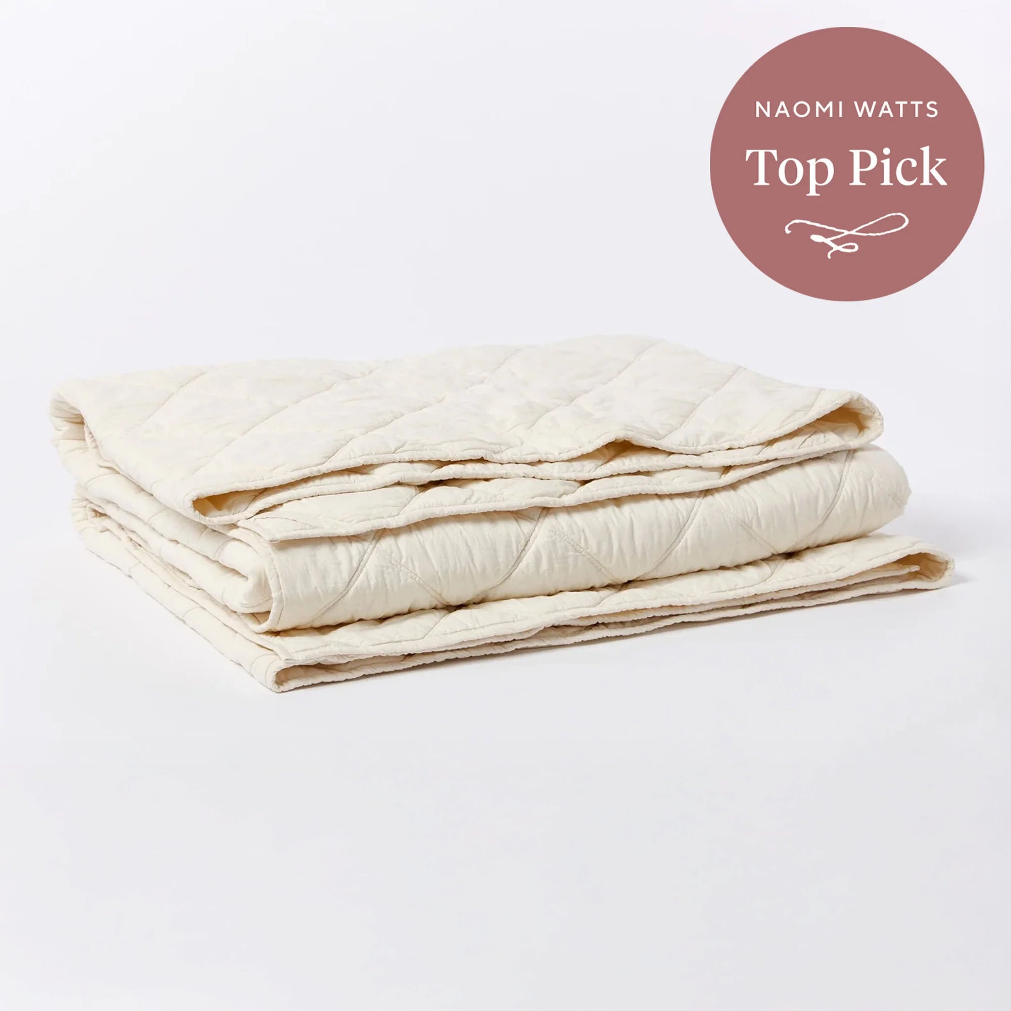 Diamond-Stitched Organic Cotton Comforter