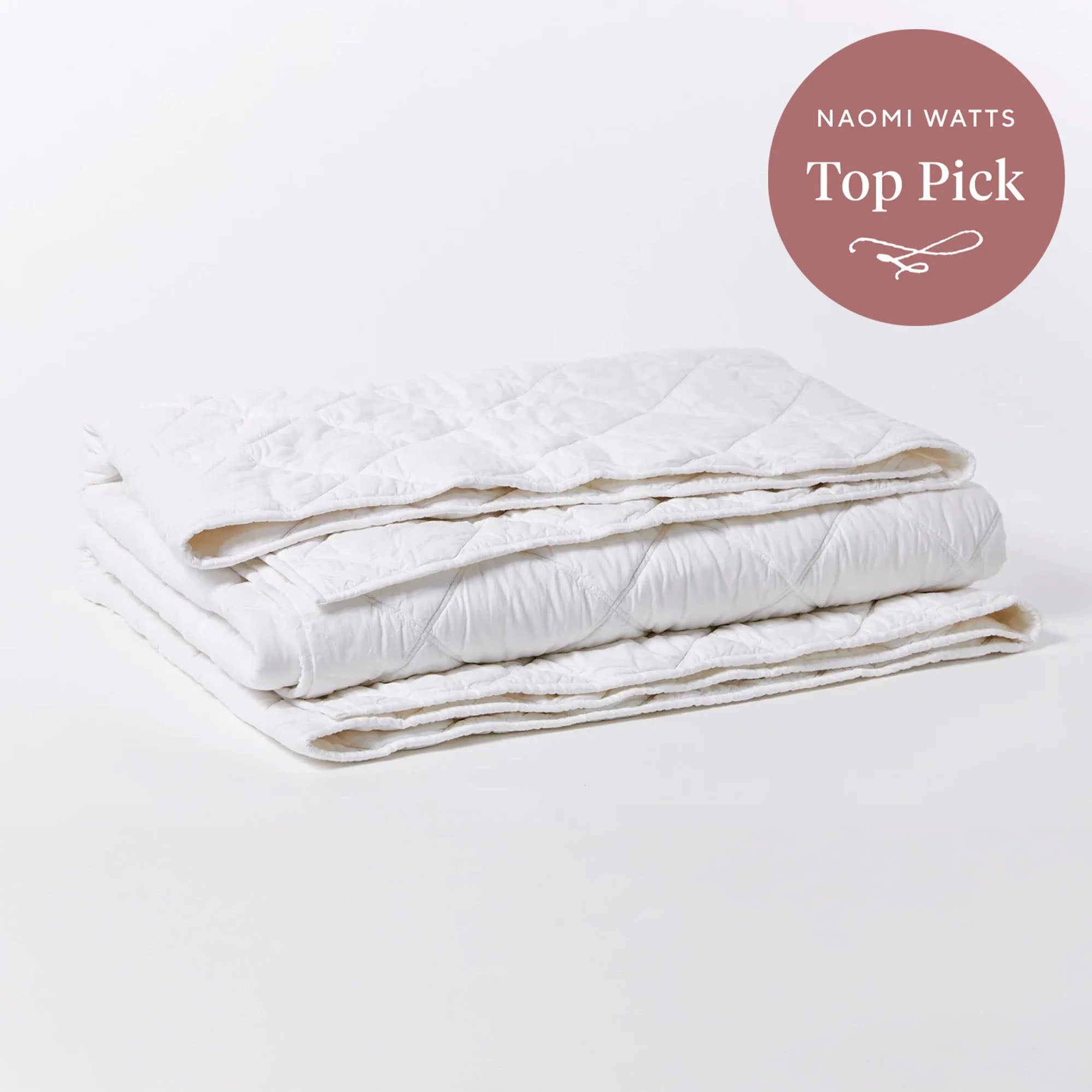 Diamond-Stitched Organic Cotton Comforter