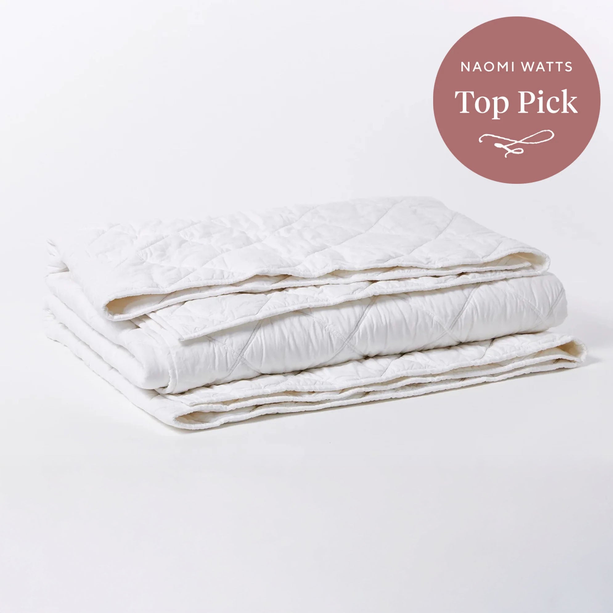 Diamond-Stitched Organic Cotton Comforter