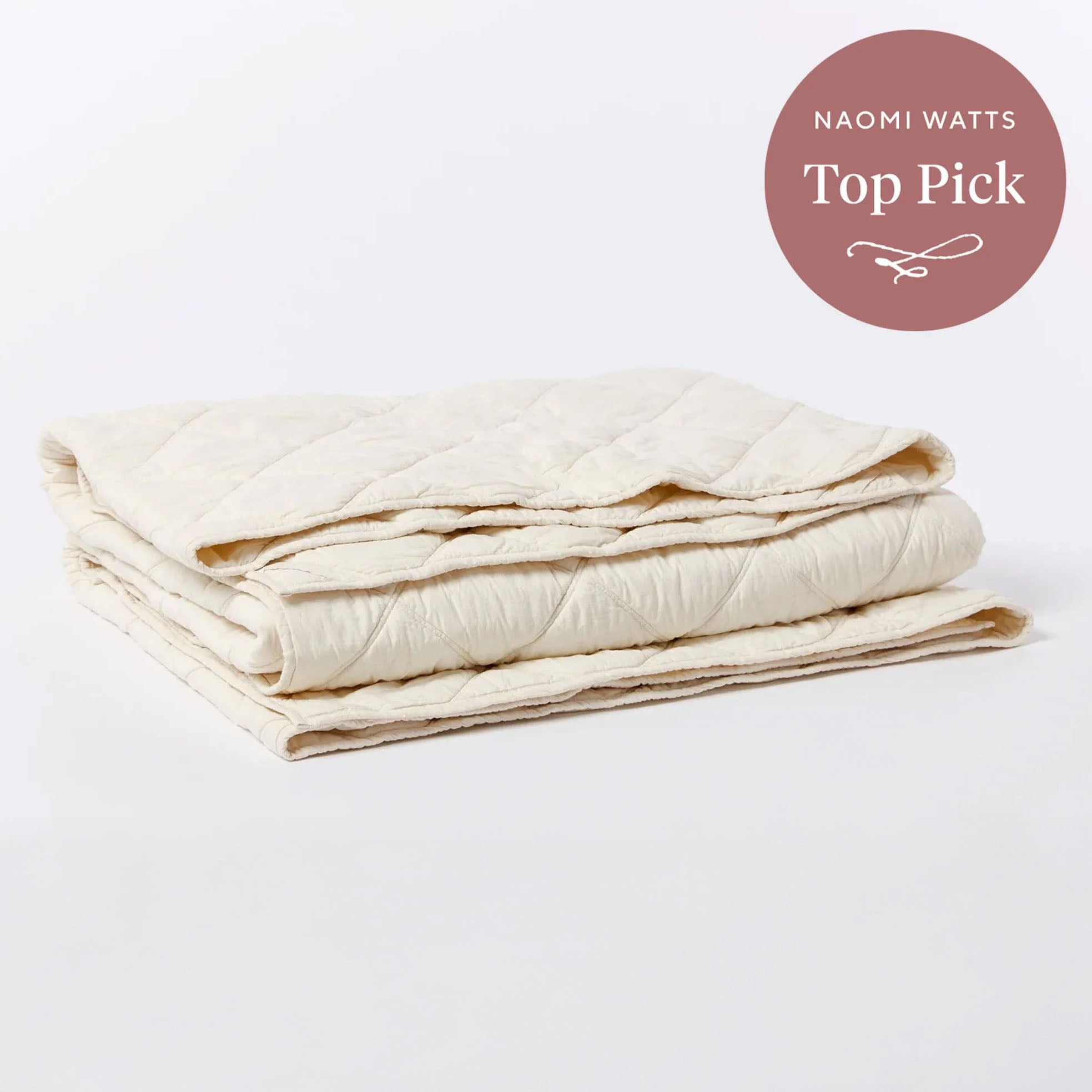 Diamond-Stitched Organic Cotton Comforter