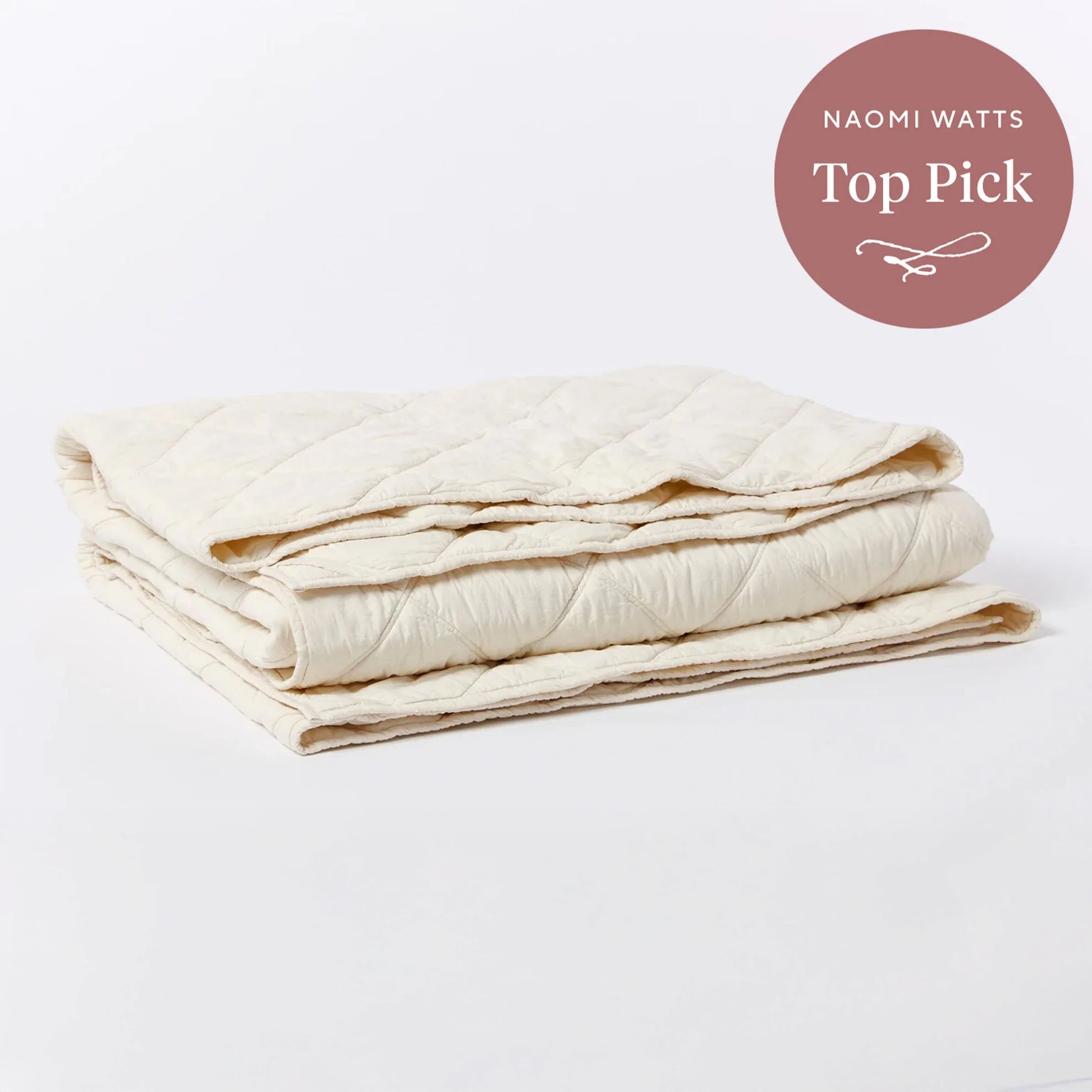 Diamond-Stitched Organic Cotton Comforter