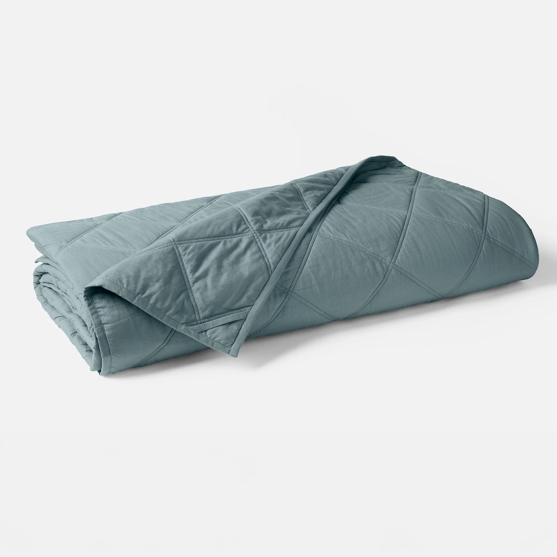 Diamond-Stitched Organic Cotton Comforter