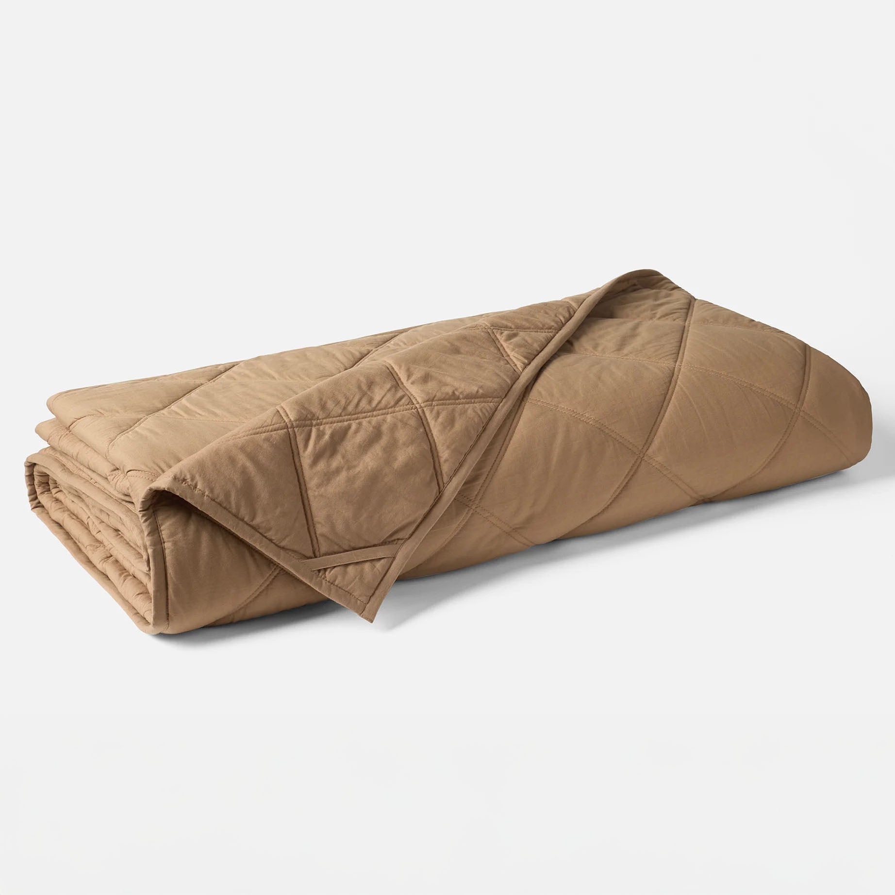 Diamond-Stitched Organic Cotton Comforter