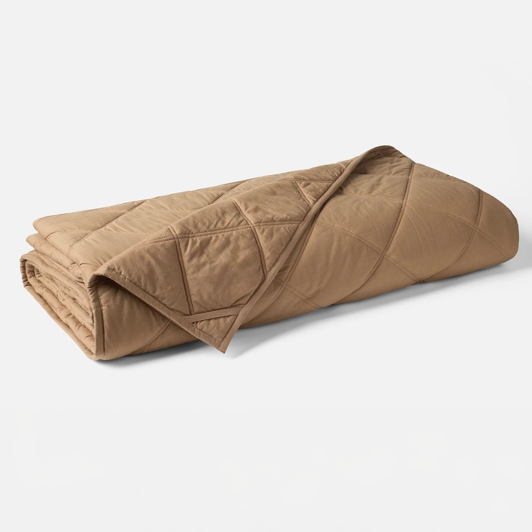 Diamond-Stitched Organic Cotton Comforter