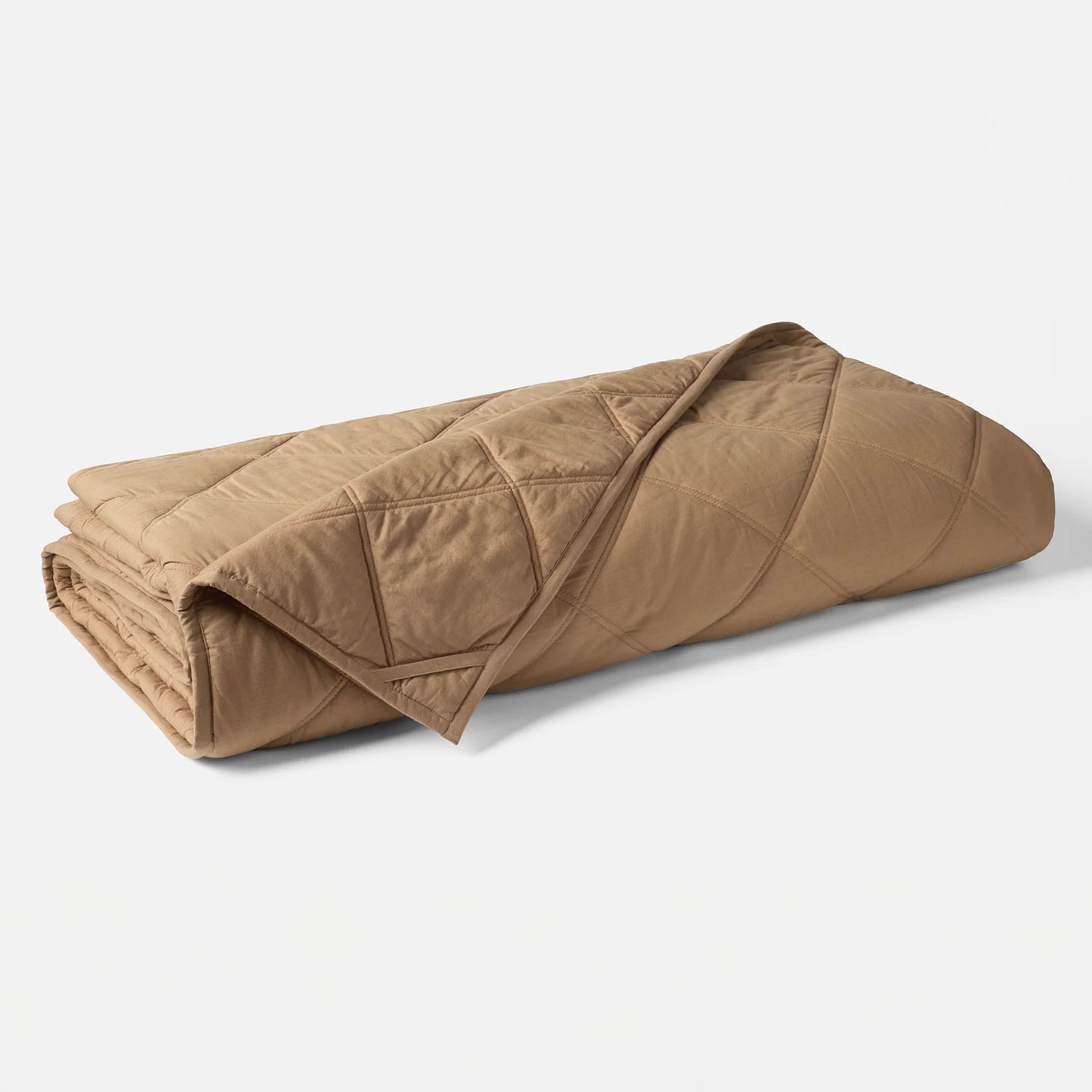 Diamond-Stitched Organic Cotton Comforter