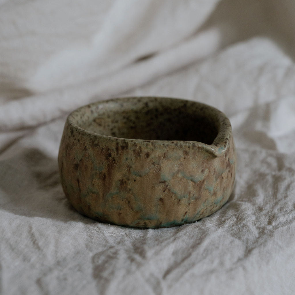 Veridian Emerald Handmade Ceramic Matcha Bowl