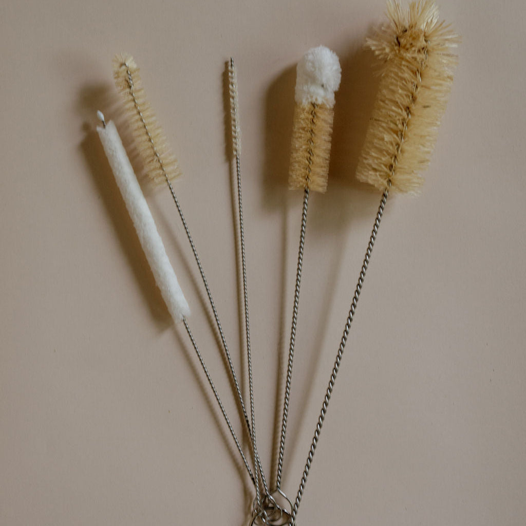 Set of 5 Sisal Bottle Brushes