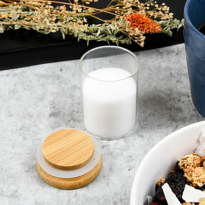 Bamboo Lid Spice Jars - 2oz