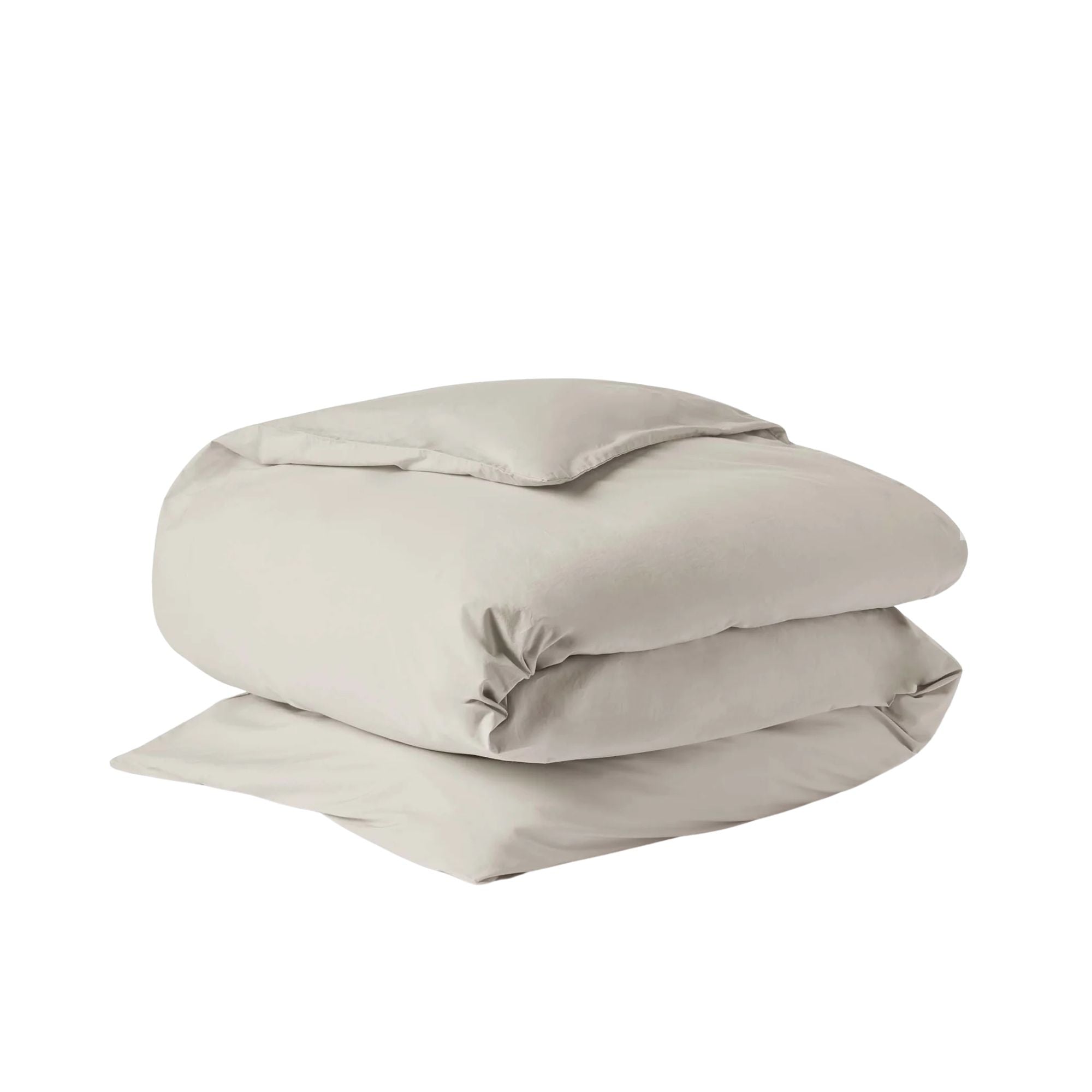 Refined Organic Percale Duvet Cover