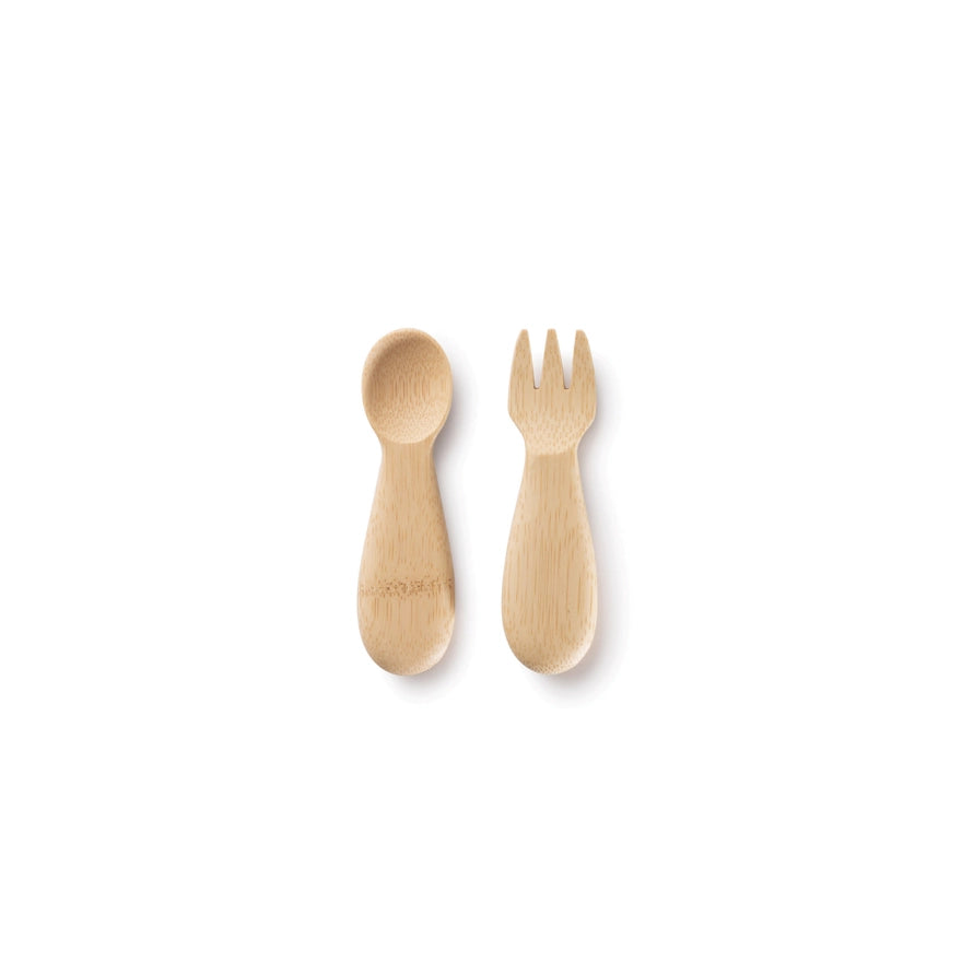 Baby's Bamboo Fork and Spoon Set (12M+)