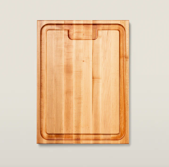 Boos Block AUJUS Series AuJus Cutting Board with Sloped Juice Groove Reversible, 1-1/2" Thickness, Maple