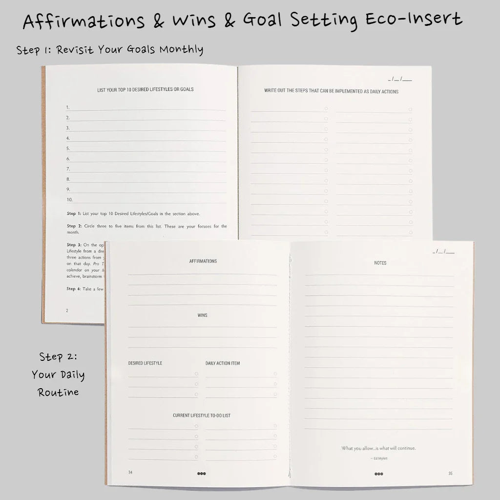 Goal Setting and Unguided Notebook by MDL Notebooks