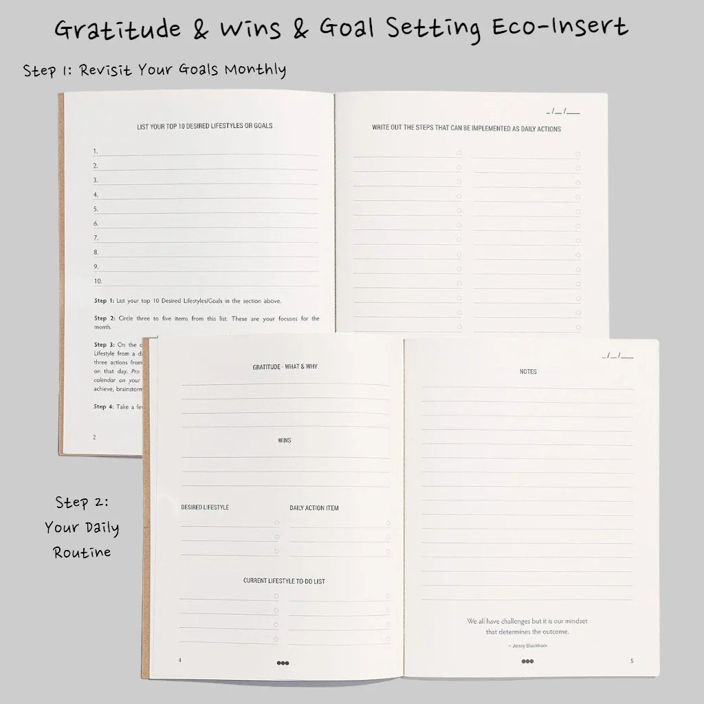 Goal Setting and Unguided Notebook by MDL Notebooks