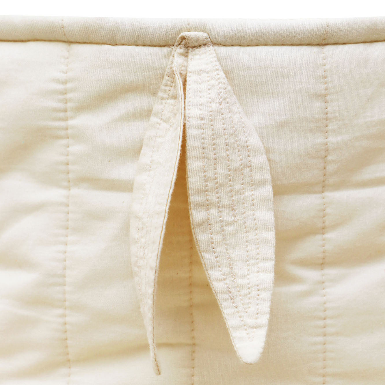 Bambie Natural Set Of 2 Quilted Baskets