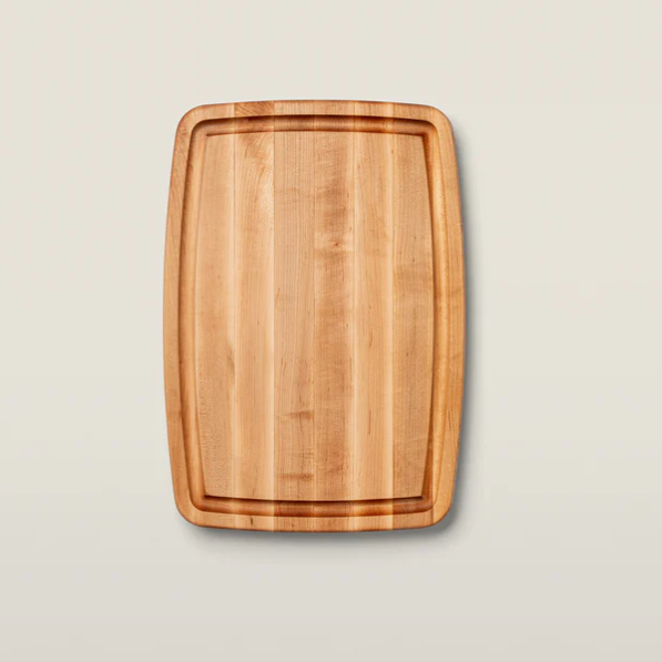 Boos Block CB Series Cutting Board with Rounded Edges and Juice Groove, 1-1/2" Thickness, Maple