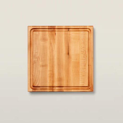 Boos Block CB Series Square Cutting Board With Juice Groove 1-3/4" Thickness, Maple