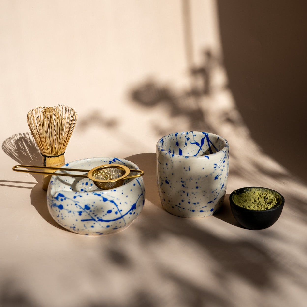 Jackson Handmade Ceramic Tumbler | Speckled Blue