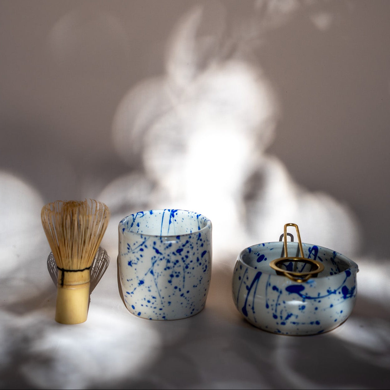 Jackson Handmade Ceramic Tumbler | Speckled Blue