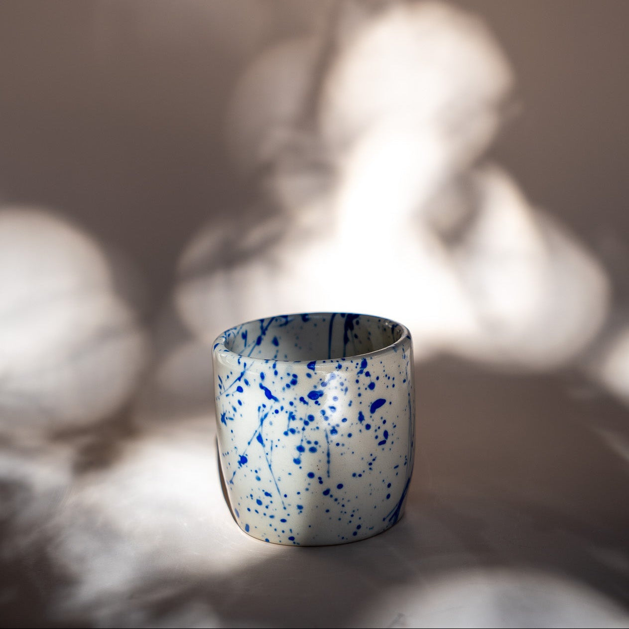 Jackson Handmade Ceramic Tumbler | Speckled Blue