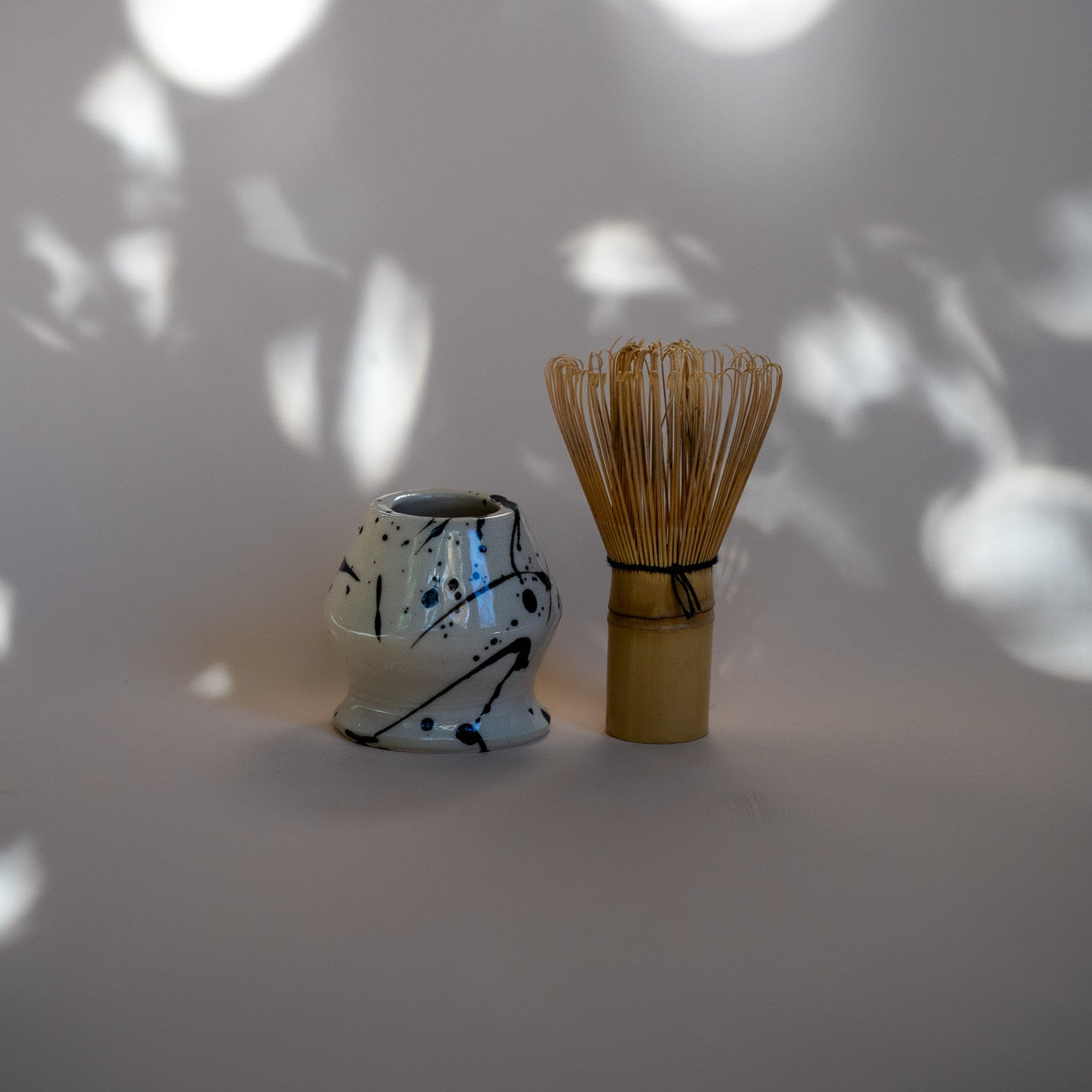 Jackson Handmade Ceramic Matcha Holder | Speckled Black