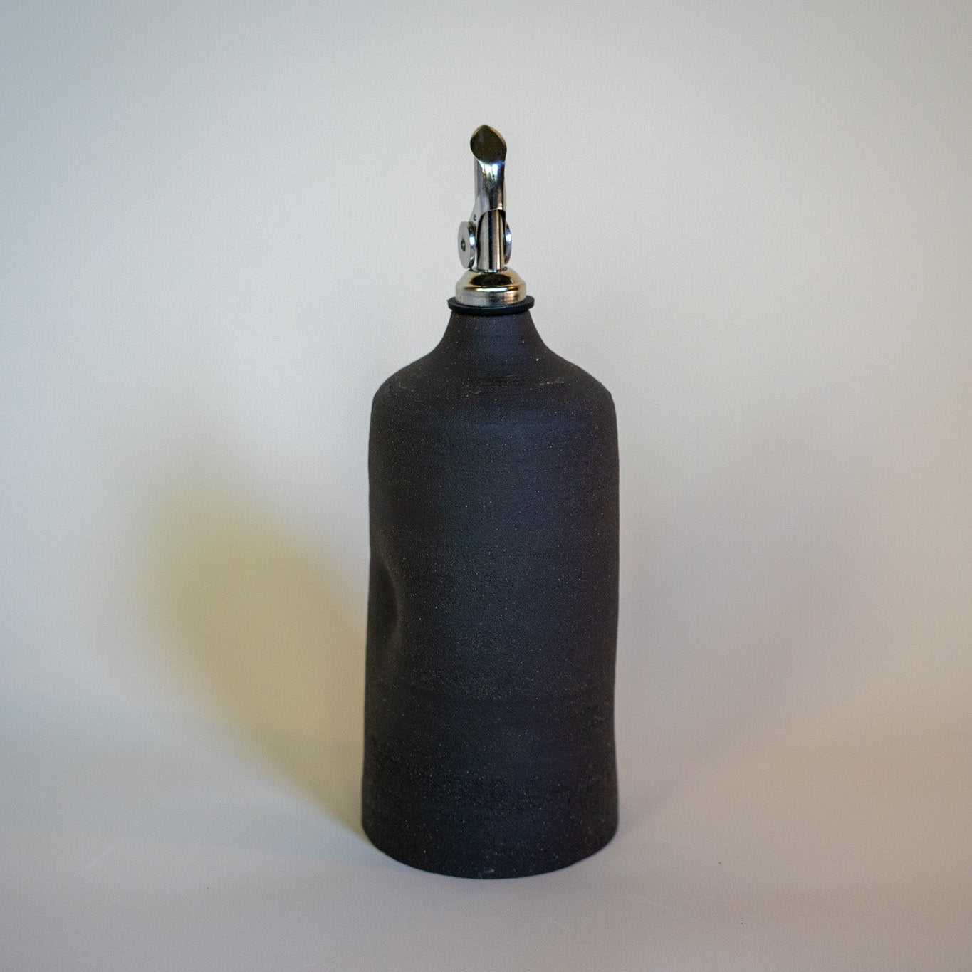 Dimple Oil Cruet - Charcoal