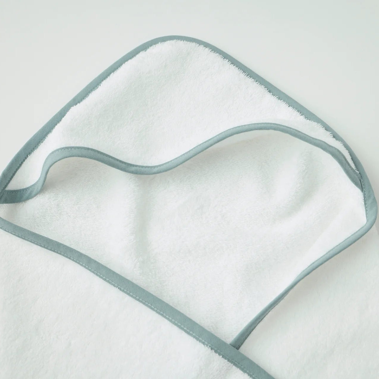 Cloud Loom™ Organic Baby Hooded Towel and Bath Mitt Set