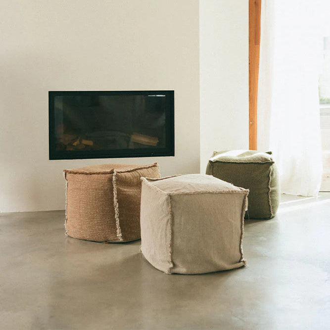 Handloom Pouf