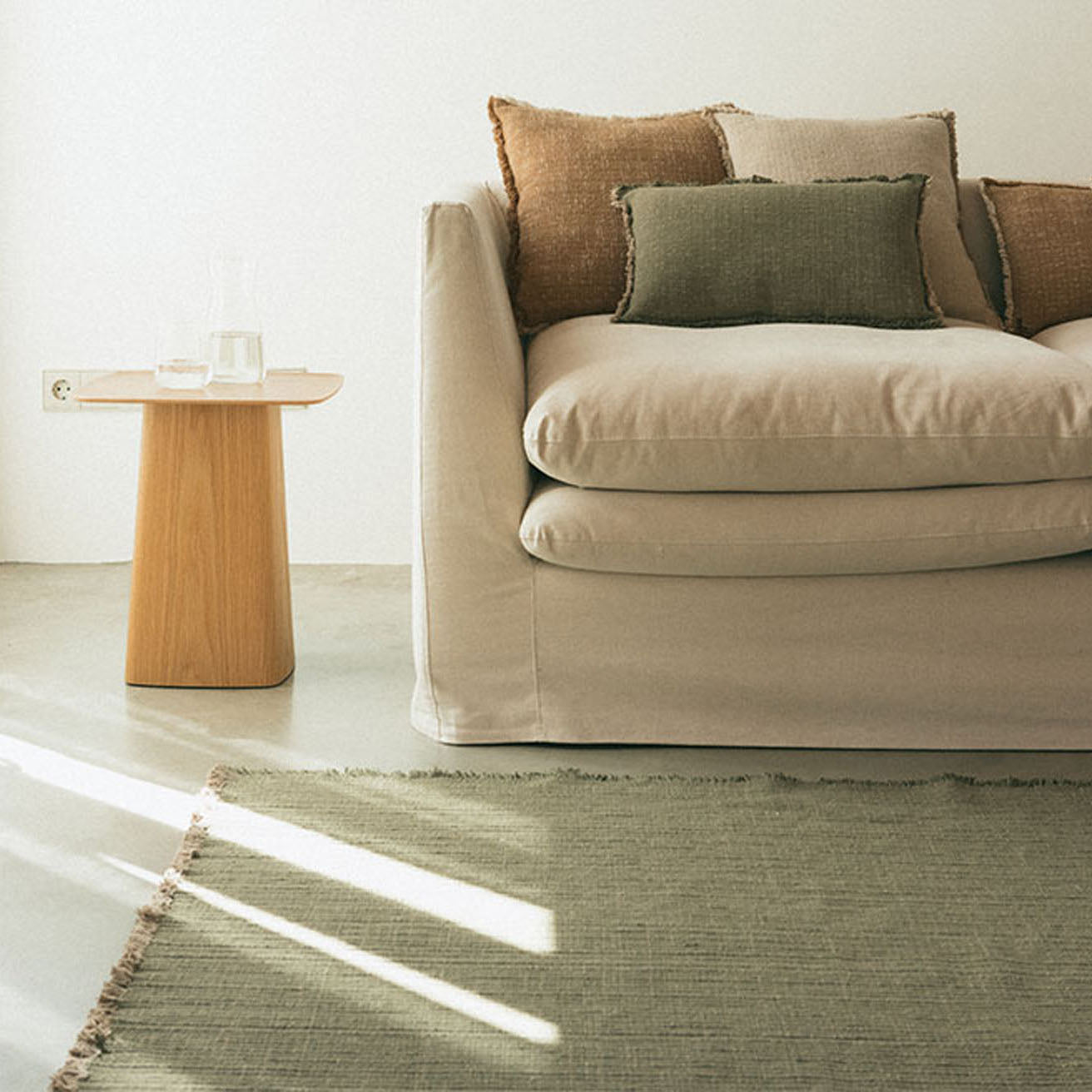Handloom Square Cushion