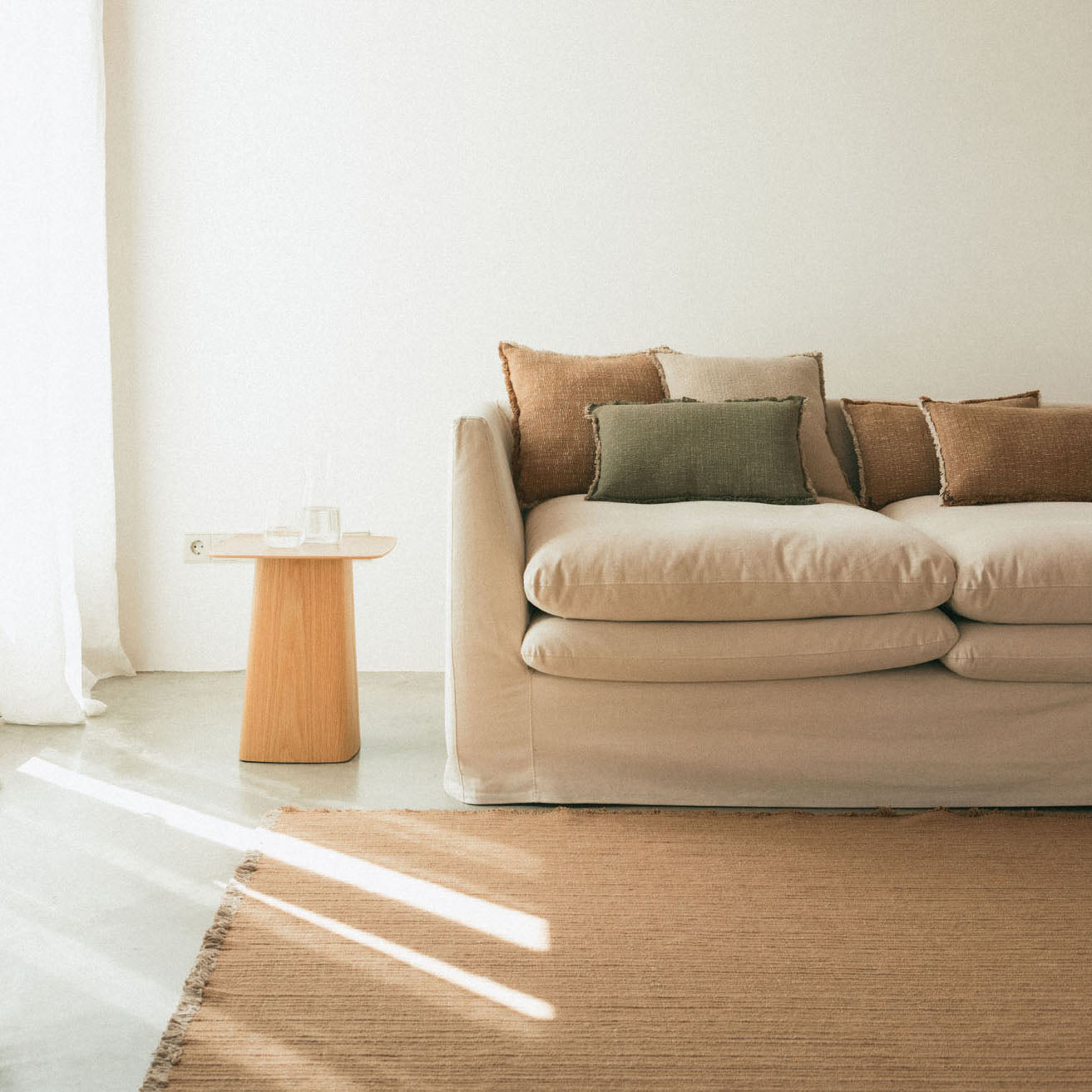Handloom Square Cushion