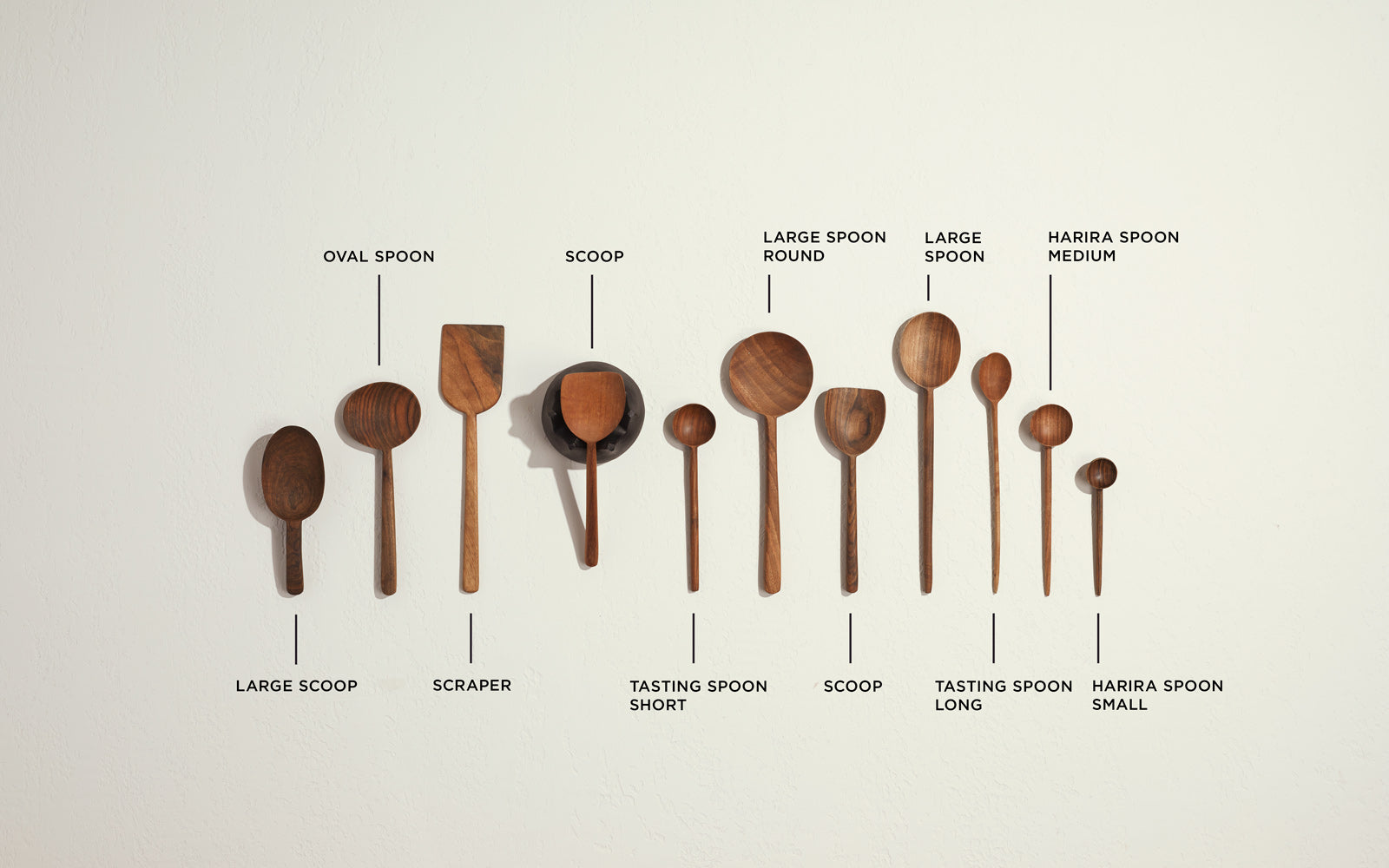 Hand Carved Walnut Spoon - Short Tasting Spoon