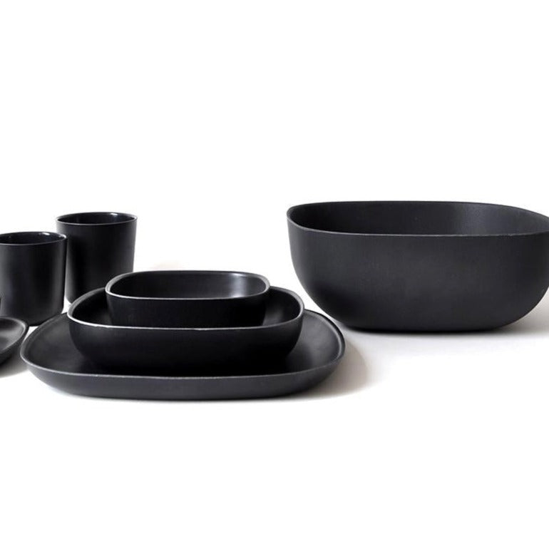 190 oz Large Salad Bowl - Black
