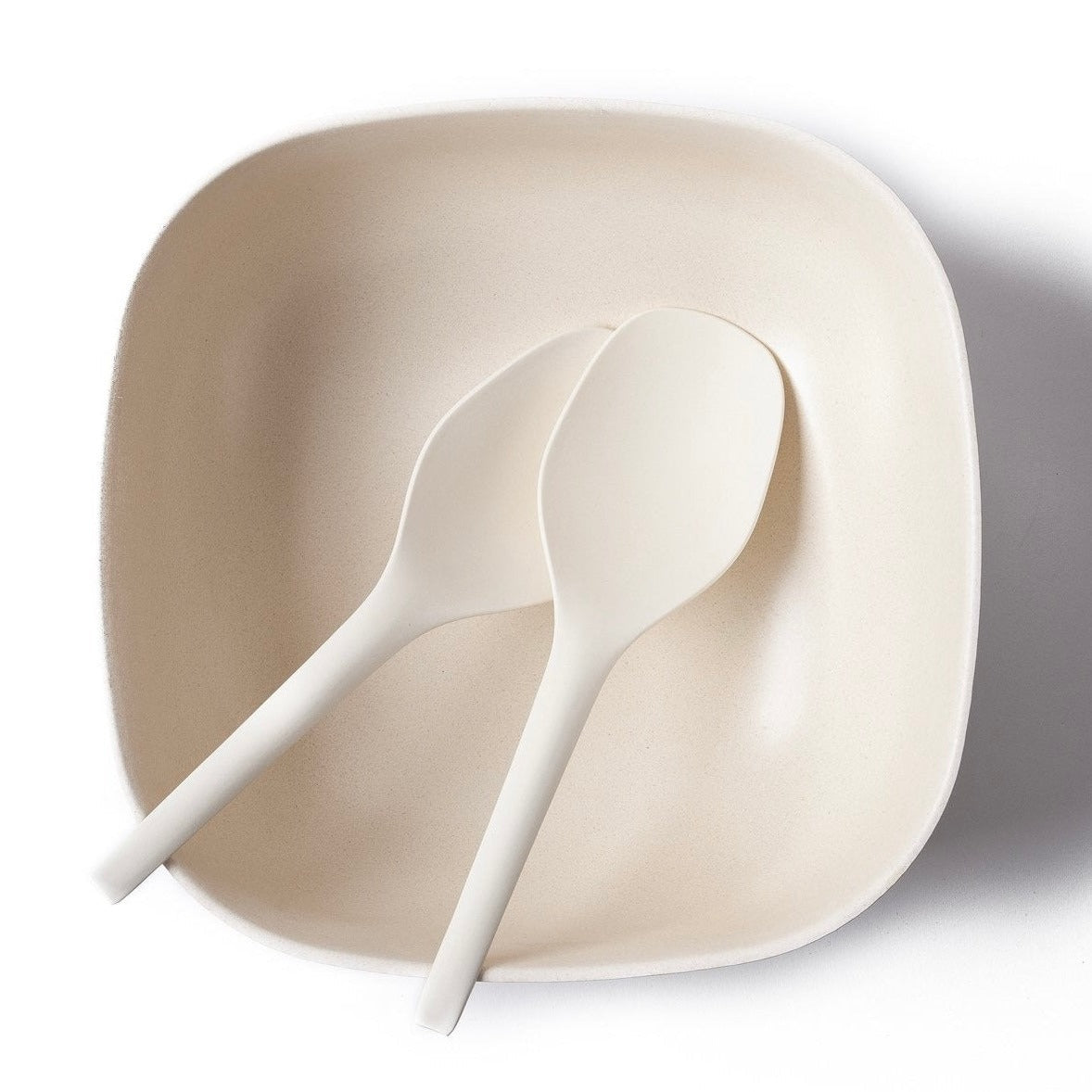 190 oz Large Salad Bowl - Off White