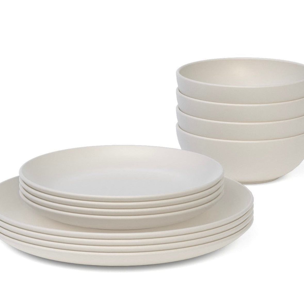 24 oz Round Cereal Bowl, Set of 4 - Off White