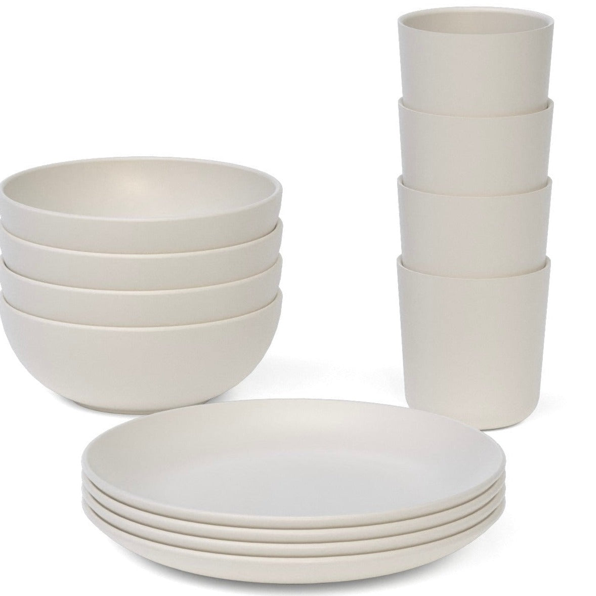24 oz Round Cereal Bowl, Set of 4 - Off White