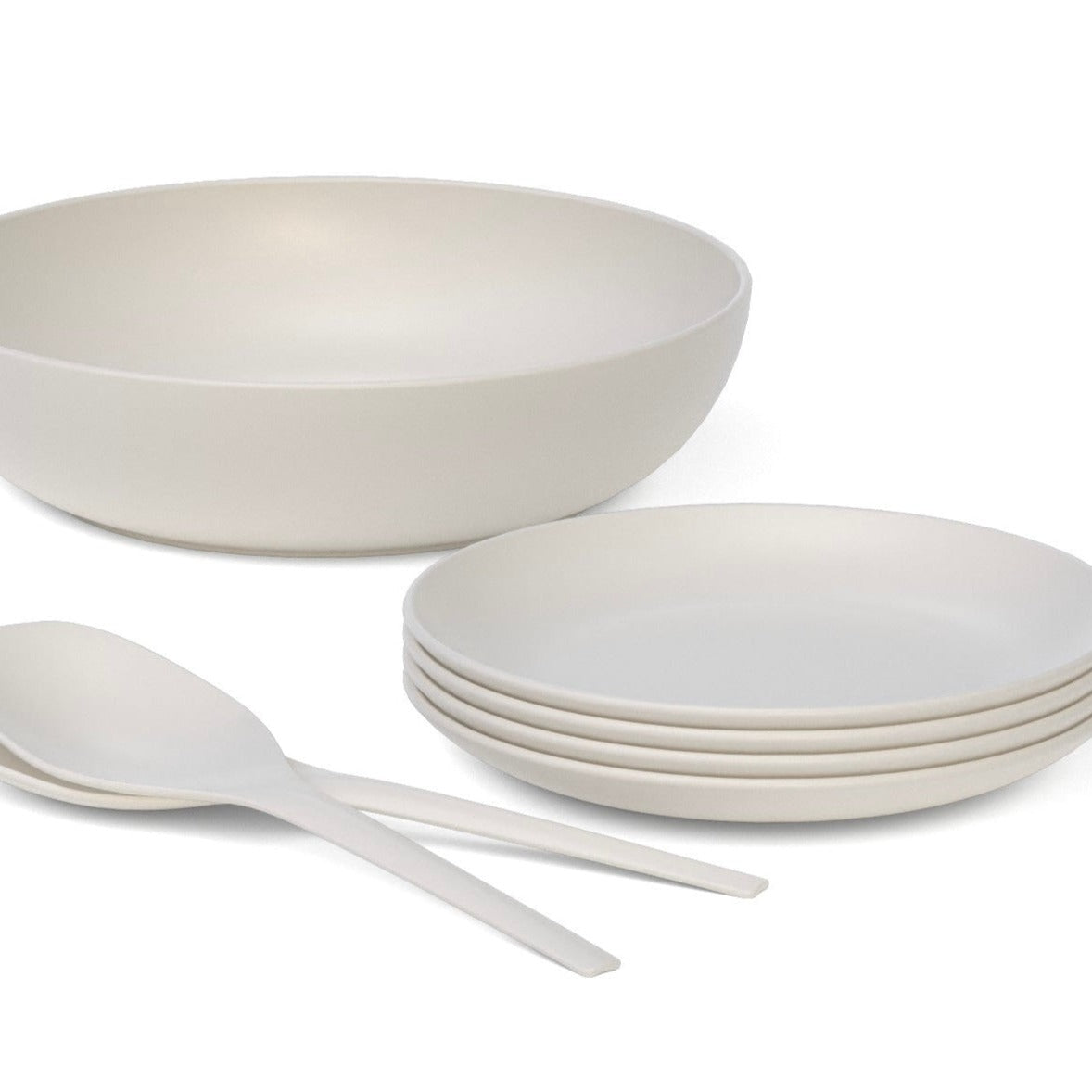 8 " Round Side Plate, Set of 4 - Off White