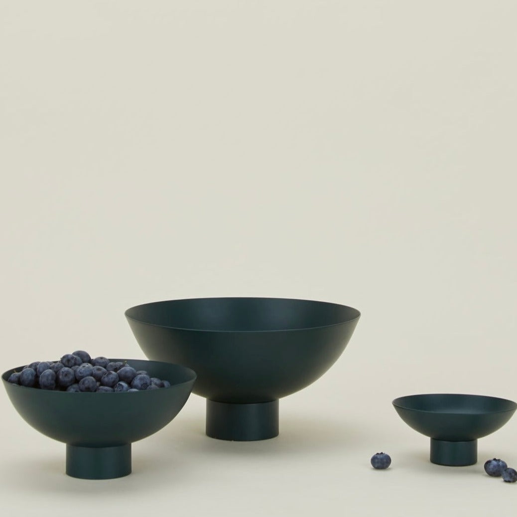 Essential Footed Bowl - Peacock