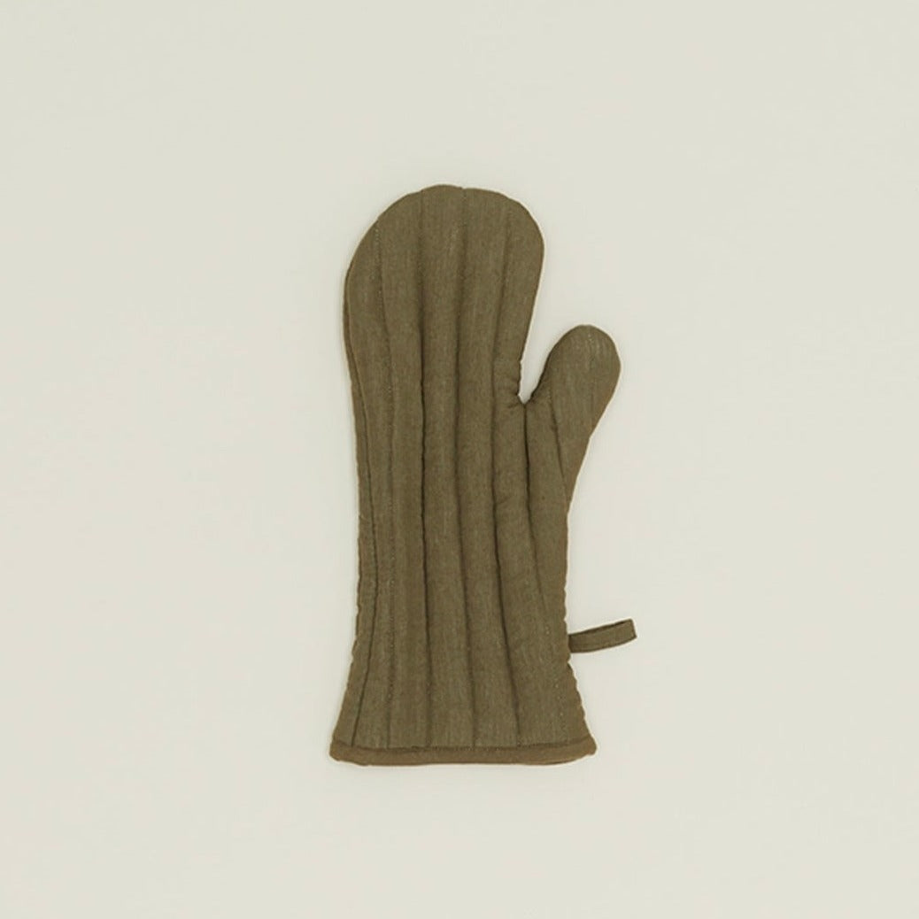 Simple Linen Oven Mitts
