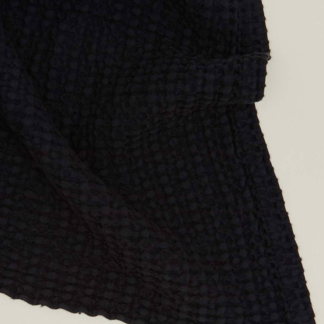 Simple Waffle Towels - Black