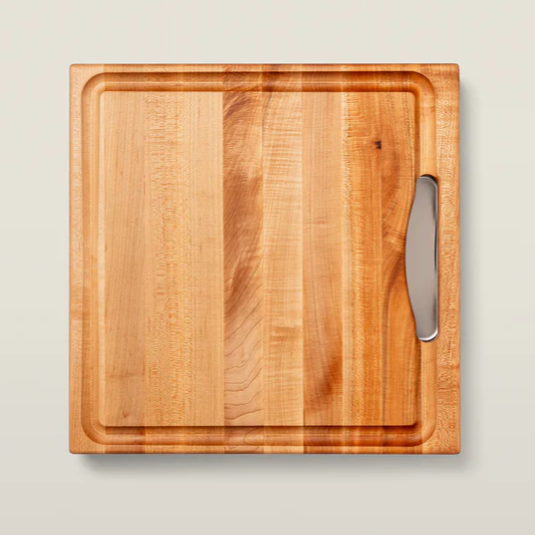 Boos Block Prep Master Series Newton Prep Master Cutting Board With Juice Groove & Stainless Pan, Maple