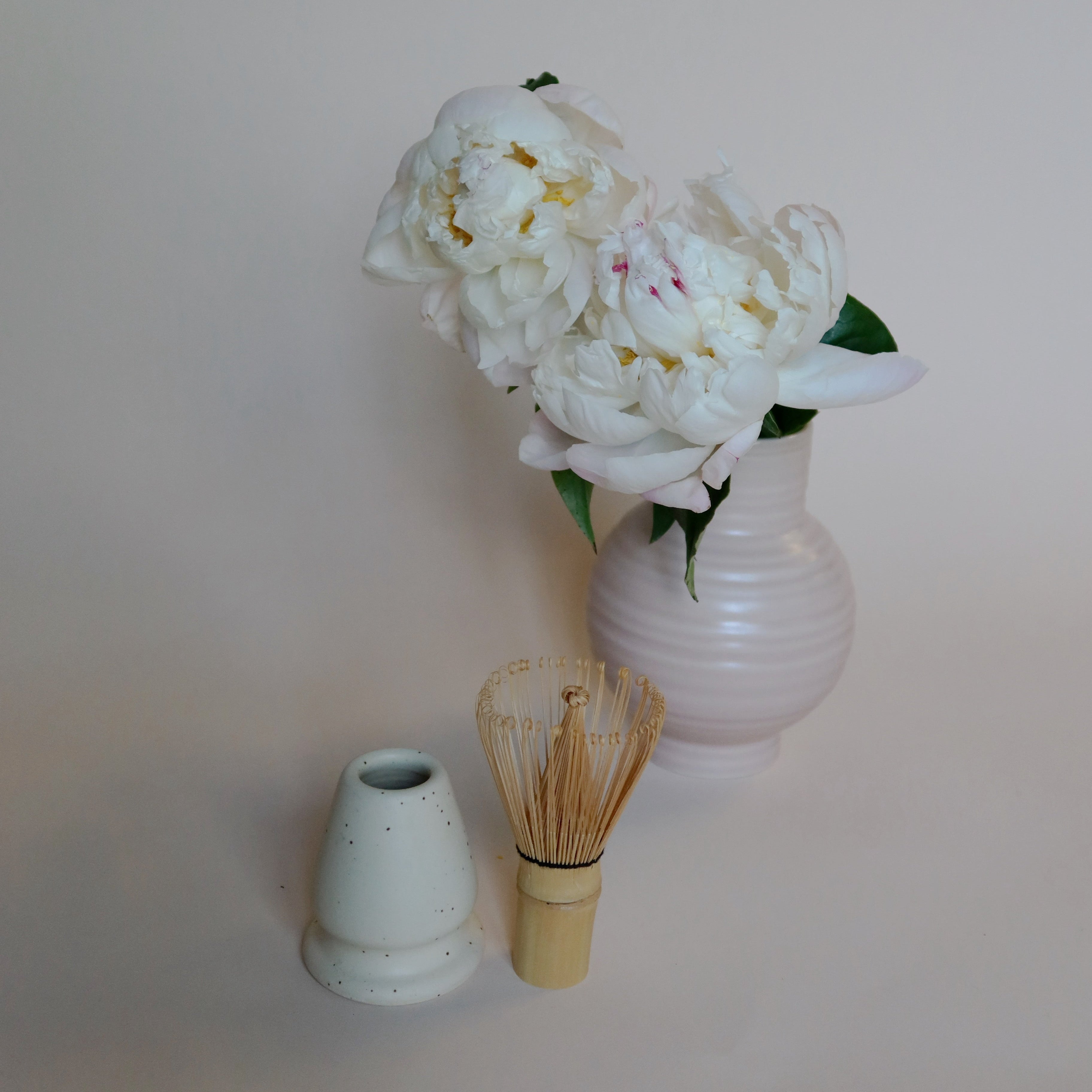 Elizabeth Handmade Matcha Holder | Beige