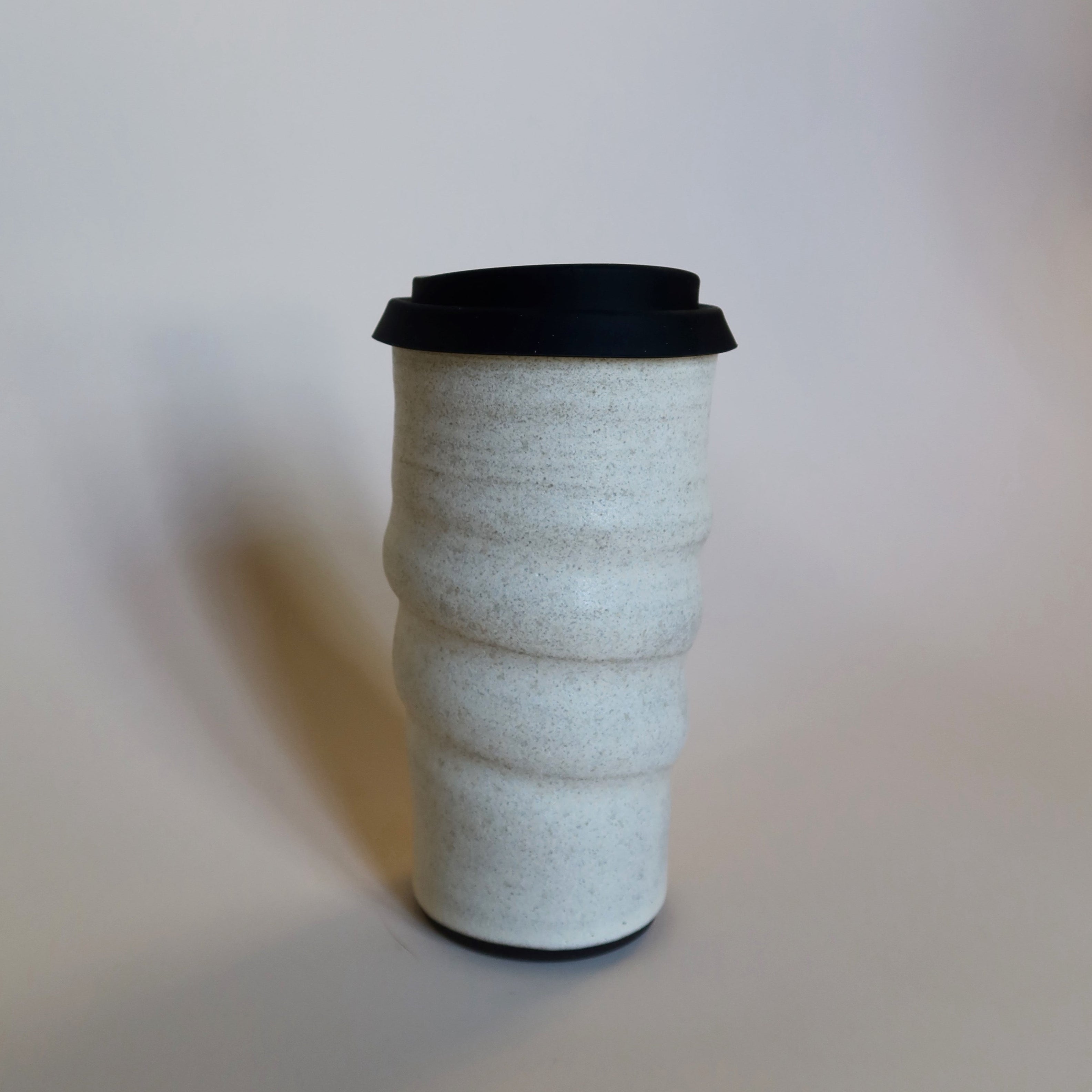 Coastal Seattle Swirl Handmade Ceramic Travel Mug