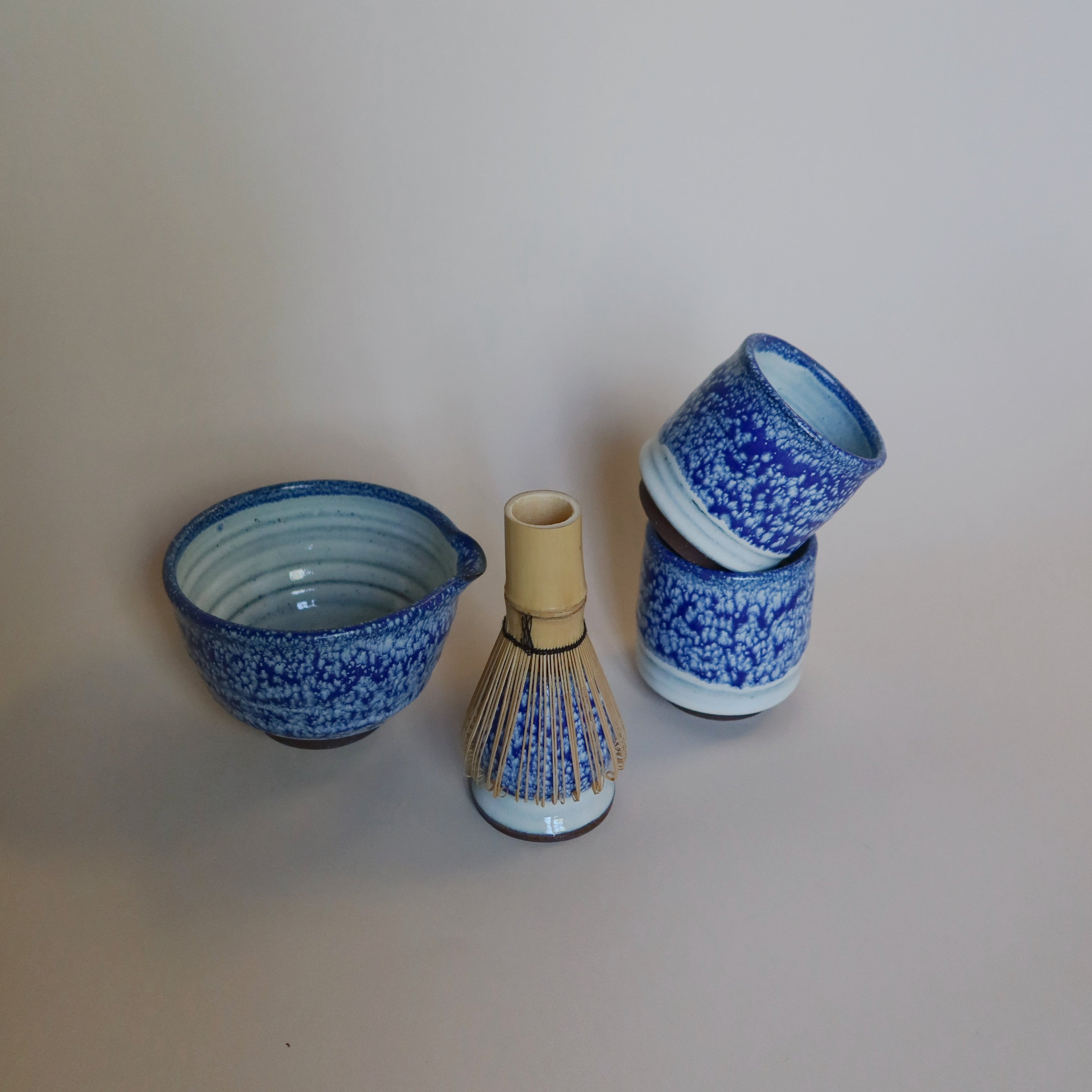 Ocean Breeze Handmade Ceramic Matcha Cup