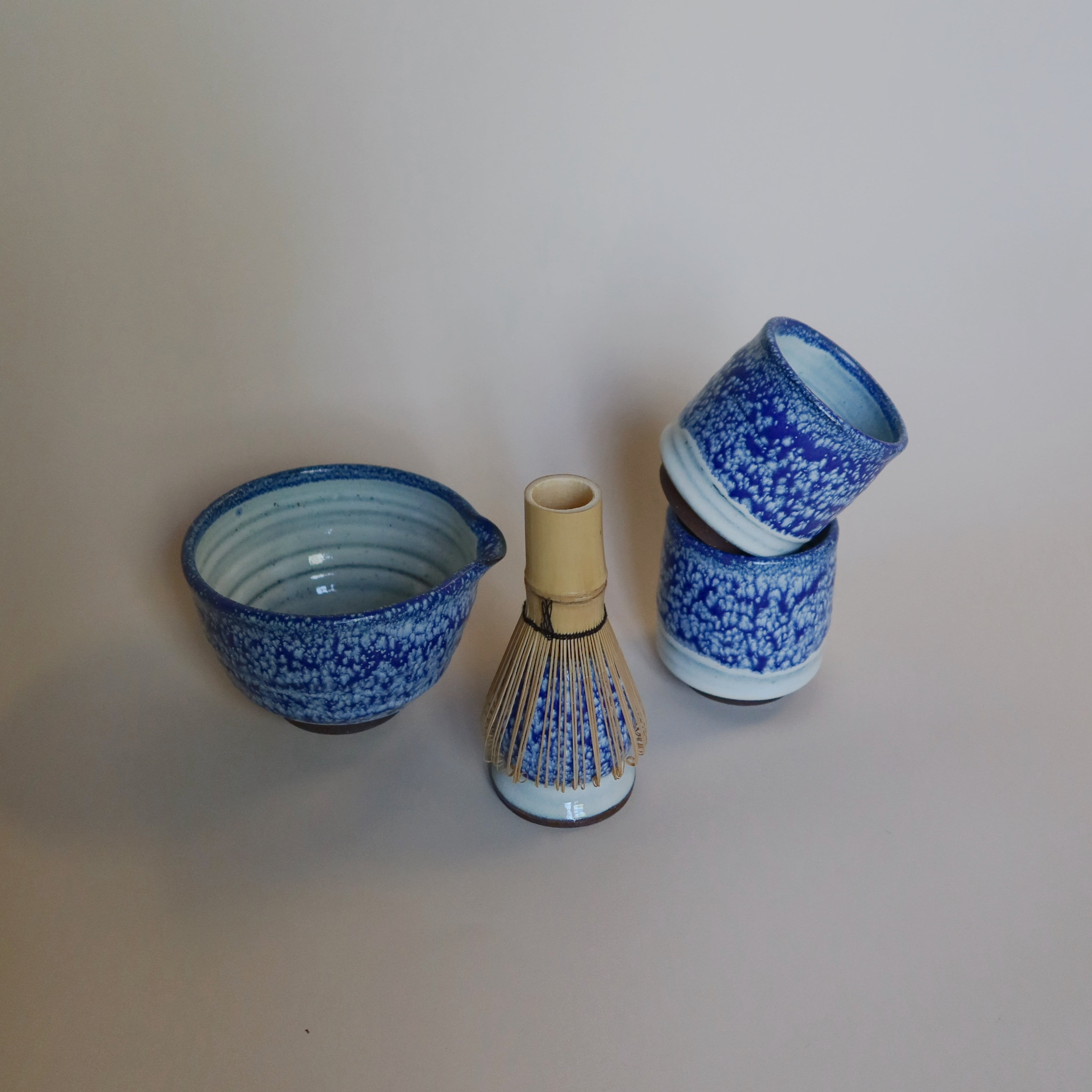 Ocean Breeze Handmade Ceramic Matcha Bowl