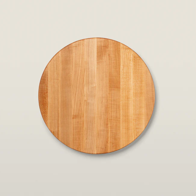 Boos Block RA-Board Series Reversible Round Cutting Board, 1-1/2" Thickness, Maple