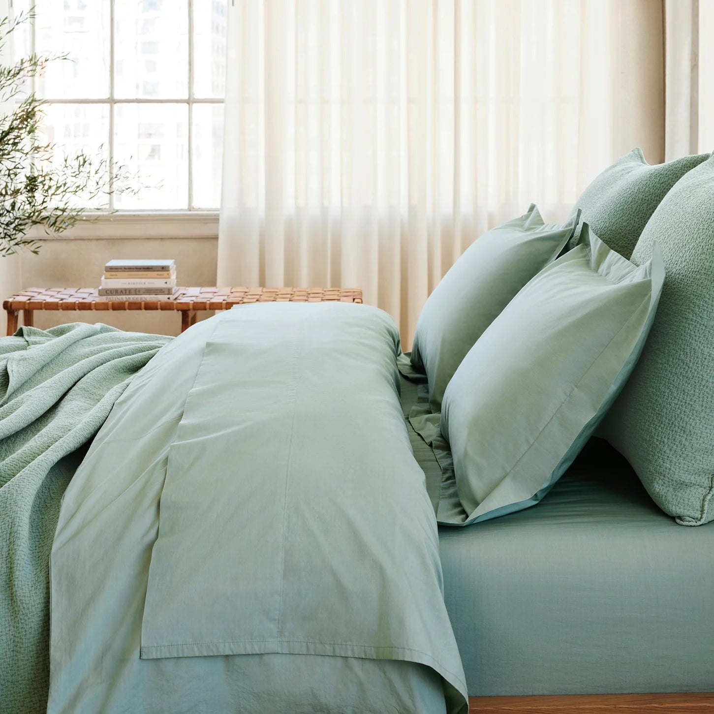 Refined Organic Percale Fitted Sheet