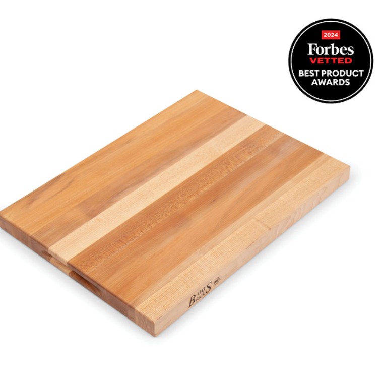 Boos Block R-Board Series Reversible Wood Cutting Board, 1.5-Inch Thickness, 20āX15āX1-1/2ā, Maple