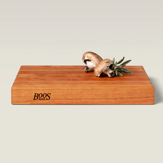 Boos Block RA-Board Series Reversible RA-Board Cutting Board, 2-1/4" Thickness, 18"x12"x2-1/4", Cherry