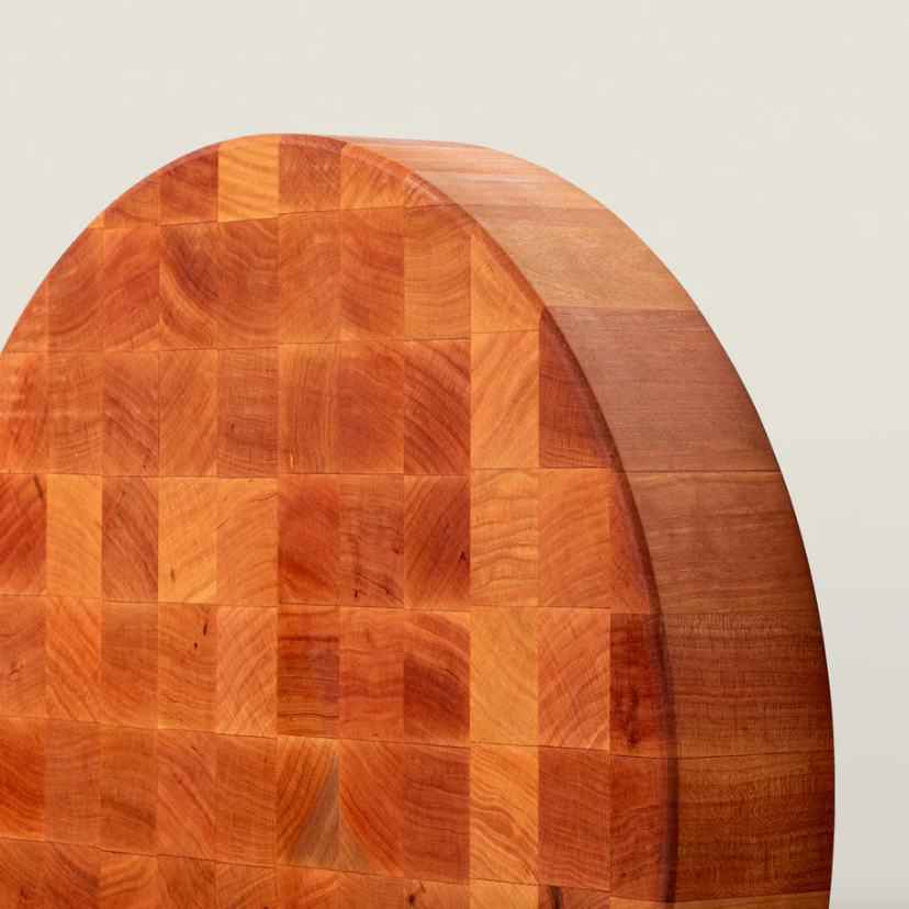 Boos Block Round Chopping Block, Reversible, End Grain, 3" Thick (CCB Series), Cherry