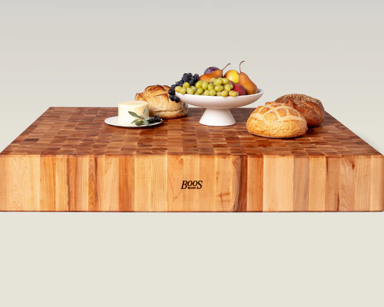 Boos Block Chopping Blocks, Reversible, End Grain, 6" Thick (BB Series), Maple