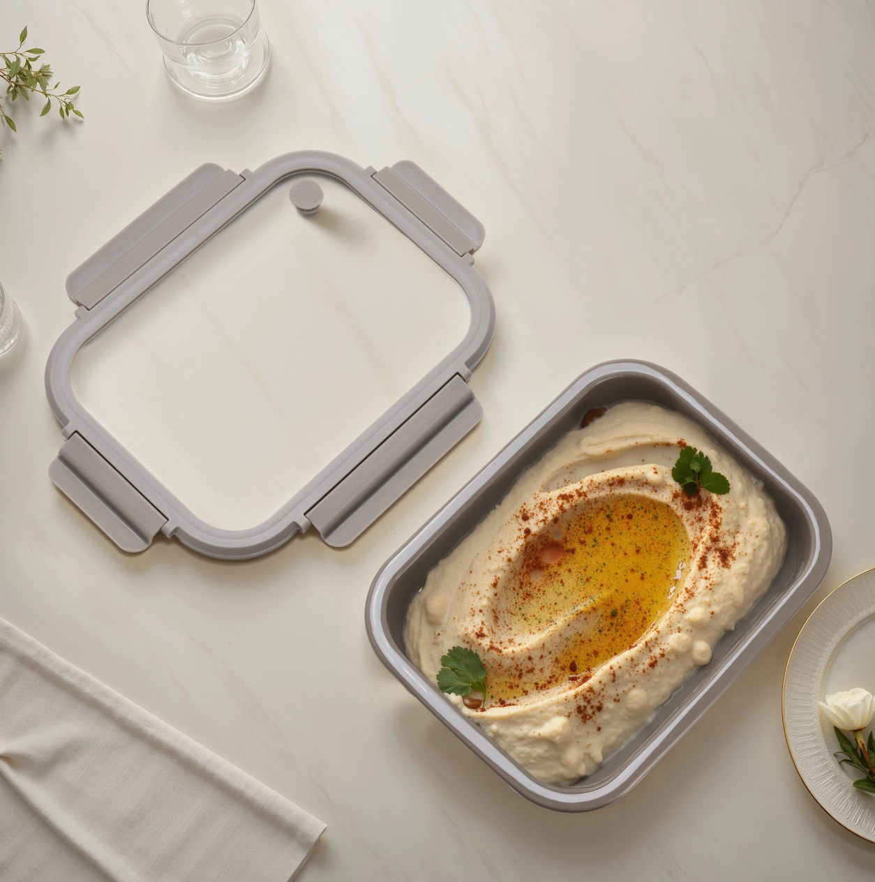 Stoneware Container - Mineral Gray